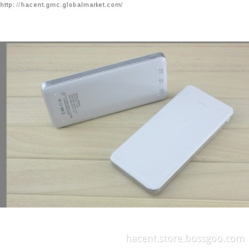 12000mah slim size power bank with dual usb output